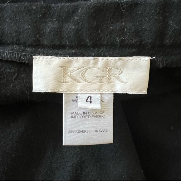 KGR Black Wool Wrap Maxi Skirt - Picture 6 of 7